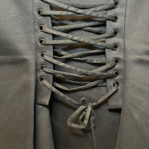 Laura Byrnes Vintage Corset Jacket - Black 2X - Picture 3 of 5